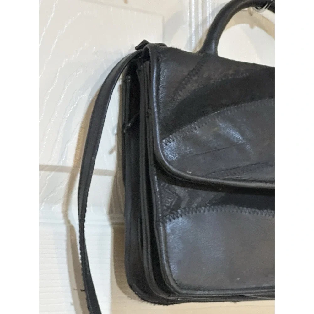 Vintage‎ Black Patchwork Purse